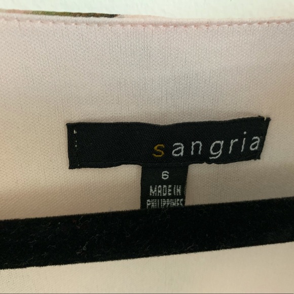 SANGRIA V-NECK CHIFFON FLORAL MAXI SLEEVELESS DRESS HI LOW - Picture 13 of 15